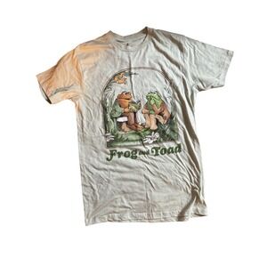 Frog and toad seafoam green tee shirt women's/juniors size small